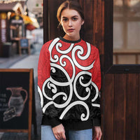 New Zealand Ugly Christmas Sweater Maori Koru Tino Rangatiratanga Color - Polynesian Pride