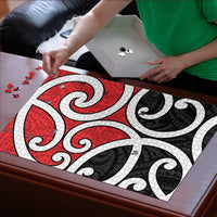 New Zealand Puzzle Maori Koru Tino Rangatiratanga Color - Polynesian Pride