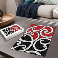 New Zealand Puzzle Maori Koru Tino Rangatiratanga Color - Polynesian Pride