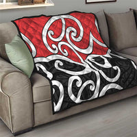 New Zealand Quilt Maori Koru Tino Rangatiratanga Color - Polynesian Pride