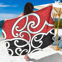New Zealand Sarong Maori Koru Tino Rangatiratanga Color - Polynesian Pride