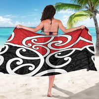 New Zealand Sarong Maori Koru Tino Rangatiratanga Color - Polynesian Pride