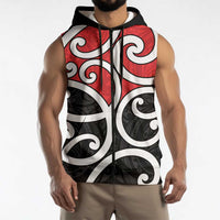 New Zealand Sleeveless Zip Hoodie Maori Koru Tino Rangatiratanga Color LT14 - Polynesian Pride
