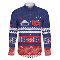 Personalised FAST Samoa Siapo Family Matching Mermaid Dress and Hawaiian Shirt Teuila Flowers Samoan Pattern - Polynesian Pride