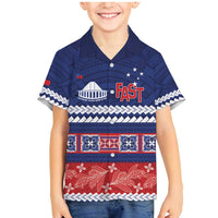 Personalised FAST Samoa Siapo Family Matching Mermaid Dress and Hawaiian Shirt Teuila Flowers Samoan Pattern - Polynesian Pride