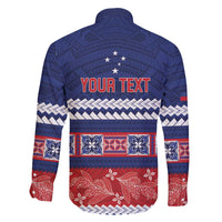 Personalised FAST Samoa Siapo Family Matching Puletasi and Hawaiian Shirt Teuila Flowers Samoan Pattern - Polynesian Pride