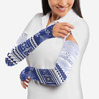 Personalised HRPP Samoa Siapo Arm Sleeves Teuila Flowers Samoan Pattern - Polynesian Pride
