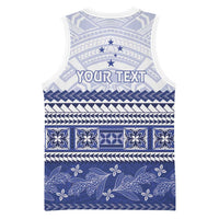 Personalised HRPP Samoa Siapo Basketball Jersey Teuila Flowers Samoan Pattern - Polynesian Pride