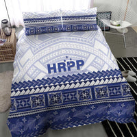 HRPP Samoa Siapo Bedding Set Teuila Flowers Samoan Pattern - Polynesian Pride