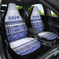 HRPP Samoa Siapo Car Seat Cover Teuila Flowers Samoan Pattern - Polynesian Pride