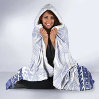 HRPP Samoa Siapo Hooded Blanket Teuila Flowers Samoan Pattern - Polynesian Pride
