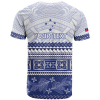 Personalised HRPP Samoa Siapo T Shirt Teuila Flowers Samoan Pattern - Polynesian Pride