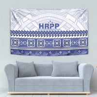 HRPP Samoa Siapo Tapestry Teuila Flowers Samoan Pattern - Polynesian Pride