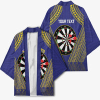Personalised Niue Darts Kimono Dart Board Hiapo Pattern - Polynesian Pride