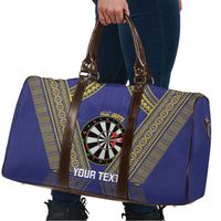 Personalised Niue Darts Travel Bag Dart Board Hiapo Pattern - Polynesian Pride