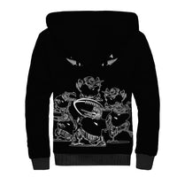New Zealand Silver Fern Rugby Sherpa Hoodie Haka Aotearoa Kiwi Dance LT14 - Polynesian Pride