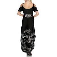 New Zealand Silver Fern Rugby Summer Maxi Dress Haka Aotearoa Kiwi Dance LT14 - Polynesian Pride