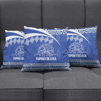 Tonga Tupou College Toloa Pillow Cover 160 Years Anniversary Tongan Ngatu Pattern