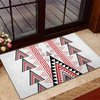 Aotearoa Taniko Rubber Doormat Niho Taniwha Purapura Whetu Mix Poutama