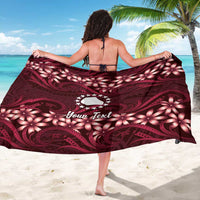 Personalised Cook Islands Mangaia Sarong Tiare Maori Polynesian Waves Tattoo