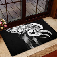 Guam Father's Day Rubber Doormat Chamorro Latte Stone Polynesian Pattern