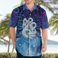 New Zealand Matariki Hawaiian Shirt Aotearoa Maori New Year Manaia Galaxy Vibes LT14 - Polynesian Pride