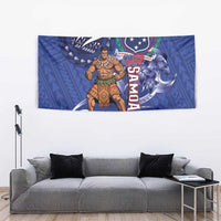 Samoa Independence Day Tapestry 1962 Proud Samoan Warrior