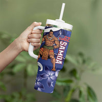 Samoa Independence Day Tumbler With Handle 1962 Proud Samoan Warrior