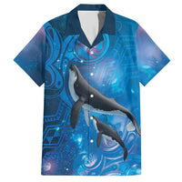 Paikea New Zealand Matariki Hawaiian Shirt Humpback Whale Taniko Motifs Ocean Vibes