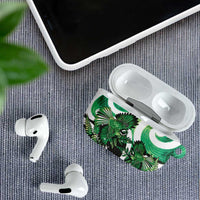 Piwakawaka New Zealand Matariki AirPods Case Maori New Year Silver Fern Green Galaxy LT14 - Polynesian Pride