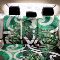 Piwakawaka New Zealand Matariki Back Car Seat Cover Maori New Year Silver Fern Green Galaxy LT14 - Polynesian Pride