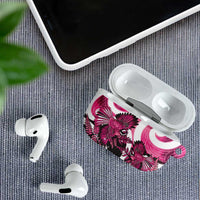Piwakawaka New Zealand Matariki AirPods Case Maori New Year Silver Fern Pink Galaxy LT14 - Polynesian Pride