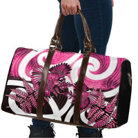 Piwakawaka New Zealand Matariki Travel Bag Maori New Year Silver Fern Pink Galaxy LT14 - Polynesian Pride