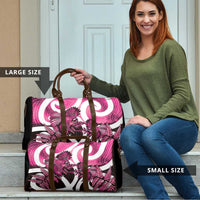 Piwakawaka New Zealand Matariki Travel Bag Maori New Year Silver Fern Pink Galaxy LT14 - Polynesian Pride