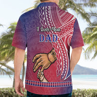 Polynesian Pride Father Day Guam Hawaiian Shirt I Love You Dad Guaman Latte Stone LT14 - Polynesian Pride