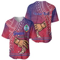 Personalised Father Day Guam Baseball Jersey I Love You Dad Guaman Latte Stone LT14 - Polynesian Pride