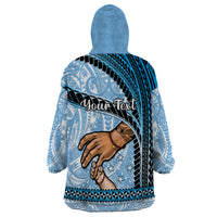 Personalised Father Day FSM Wearable Blanket Hoodie Federated States of Micronesia I Love You Dad LT14 - Polynesian Pride