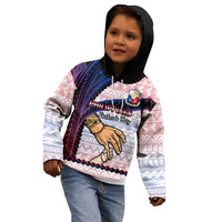 Personalised Father Day Philippines Kid Hoodie Filipino Pattern Maligayang Araw ng Mga Ama LT14 - Polynesian Pride