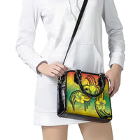 Hawaii Flag Day Shoulder Handbag Kanaka Maoli With Kakau Polynesian Pattern