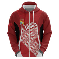 Tonga Rugby Custom Zip Hoodie Go ʻIkale Tahi Go Tongan Tapa Cloth