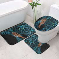 Maripi New Zealand Bathroom Set Maori Weapon Paua Shell Haka Fern