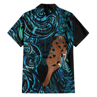 Maripi New Zealand Family Matching Tank Maxi Dress and Hawaiian Shirt Maori Weapon Paua Shell Haka Fern LT14 - Polynesian Pride