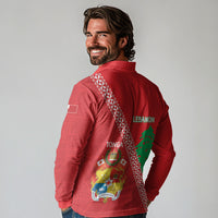 Tonga And Lebanon Long Sleeve Polo Shirt 2026 Together Half Style