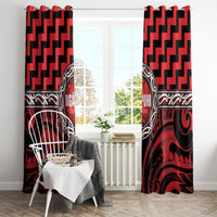 Aotearoa Ngapuhi Window Curtain Maori Iwi Poutama Puhoro Tattoo