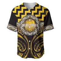 Aotearoa Ngati Porou Personalised Baseball Jersey Maori Iwi Poutama Puhoro Tattoo
