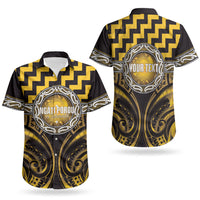 Aotearoa Ngati Porou Personalised Couples Matching Tank Maxi Dress and Hawaiian Shirt Maori Iwi Poutama Puhoro Tattoo