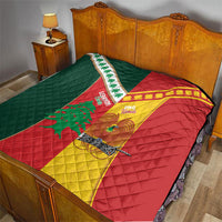 Rugby Papua New Guinea and Lebanon Quilt PNG Kumuls Cedars Together