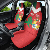 Rugby Tonga and Lebanon Car Seat Cover Mate Maa Tonga Cedars Together