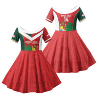 Custom Rugby Tonga and Lebanon Family Matching Puletasi and Hawaiian Shirt Mate Maa Tonga Cedars Together