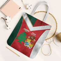 Rugby Tonga and Lebanon Tote Bag Mate Maa Tonga Cedars Together